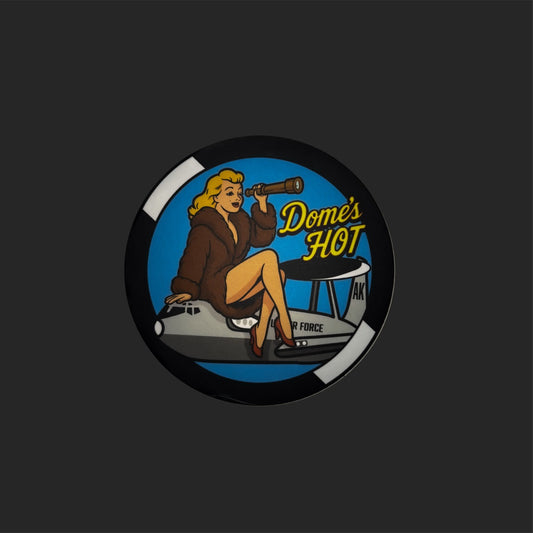 Domes Hot Pinup Sticker