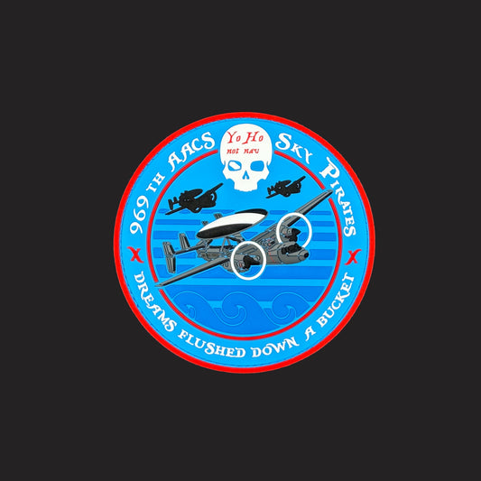 969th AACS Sky Pirates Patch (PVC)
