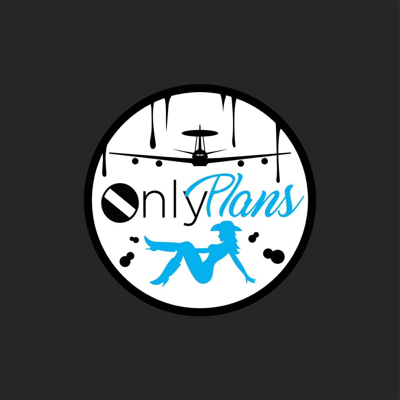 Only Plans Sticker