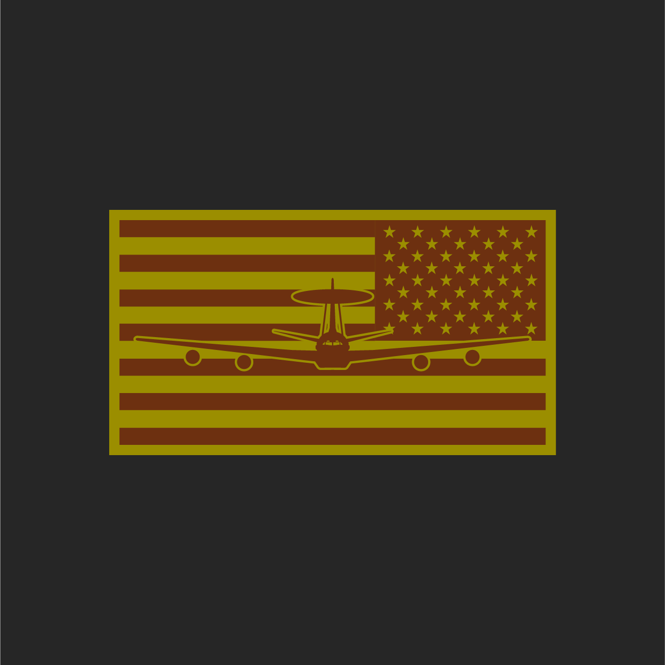 PREORDER: AWACS American Flag Patch OCP (PVC)