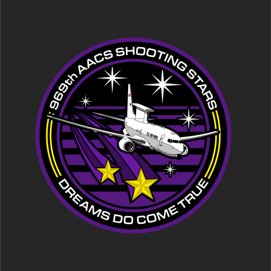 969th AACS Shooting Stars Sticker
