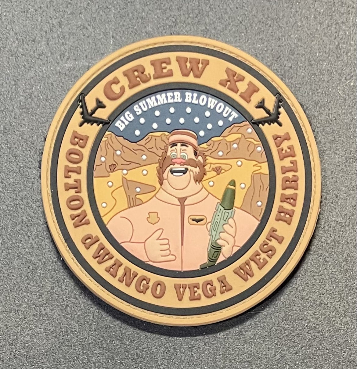 23Rd Bs Crew Xi Patch (Pvc) Coin