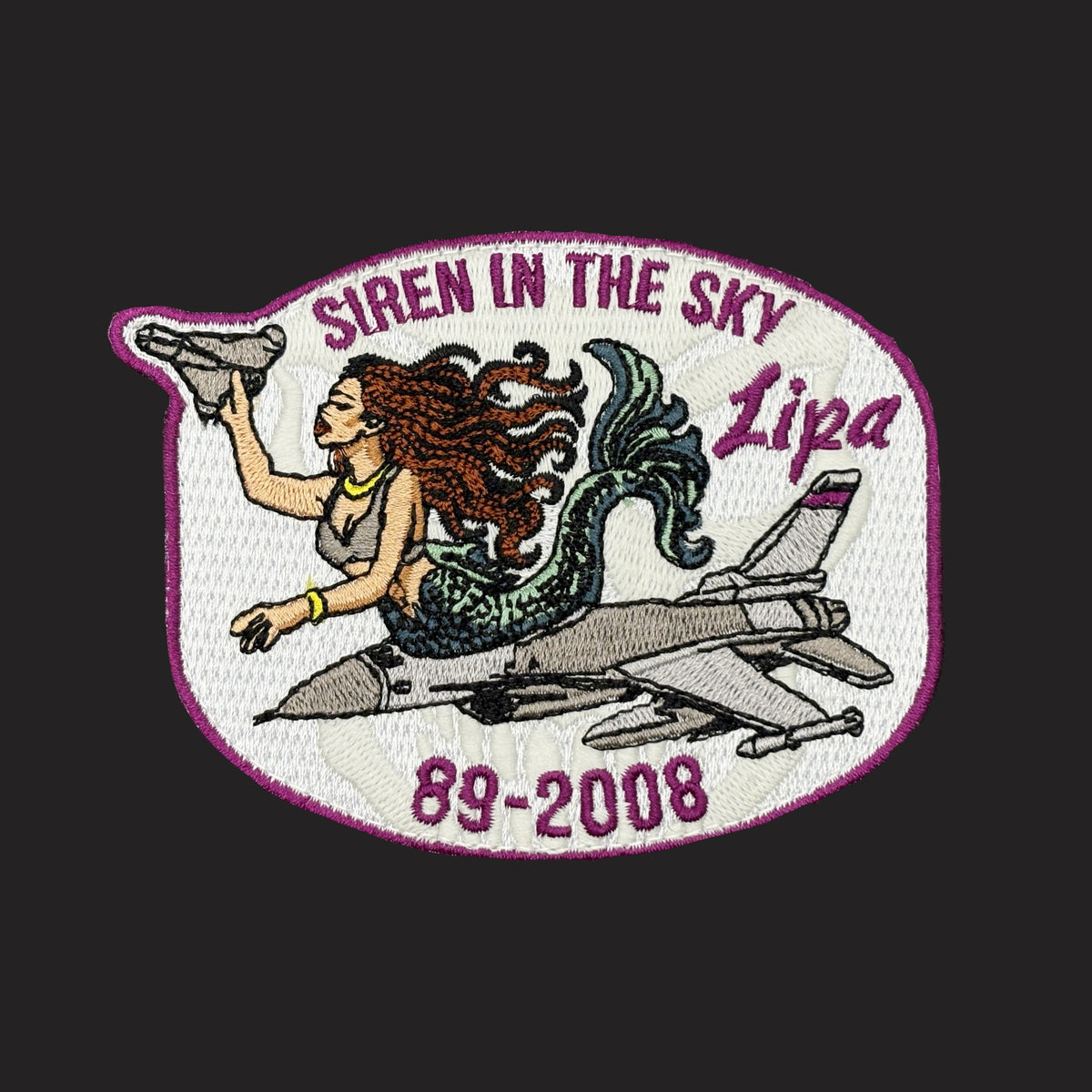 F-16 LIPA Siren of the Sky Embroidered