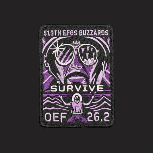 510th EFGS Buzzards SURVIVE Purple