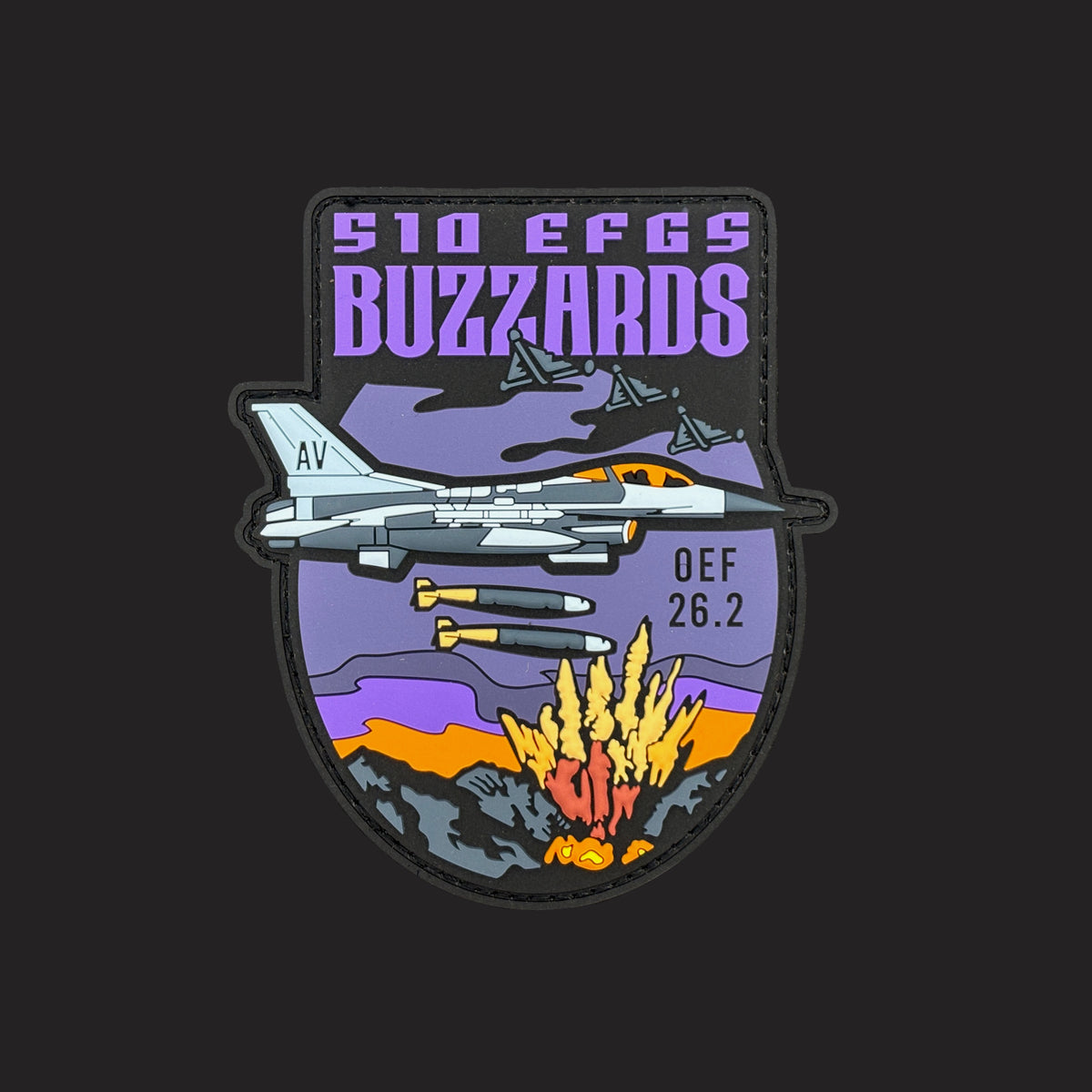 510th EFGS F-16 Blowing up Missiles