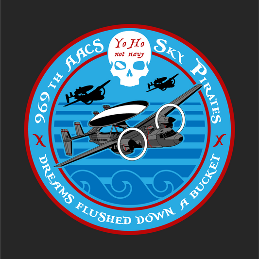 PREORDER: 969th AACS Sky Pirates Patch (PVC)