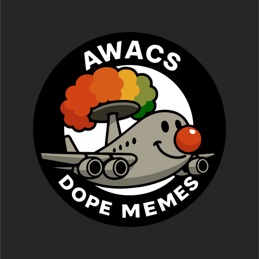 PREORDER: AWACS Dope Memes Logo Patch (Embroidered)