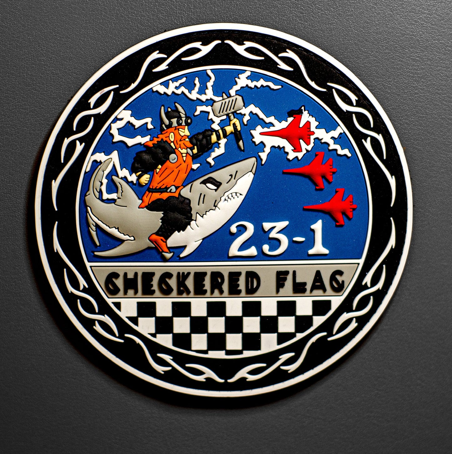 960Th Aacs Checkered Flag 23-1 Patch