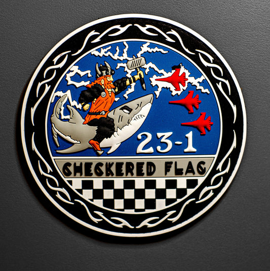 960Th Aacs Checkered Flag 23-1 Patch