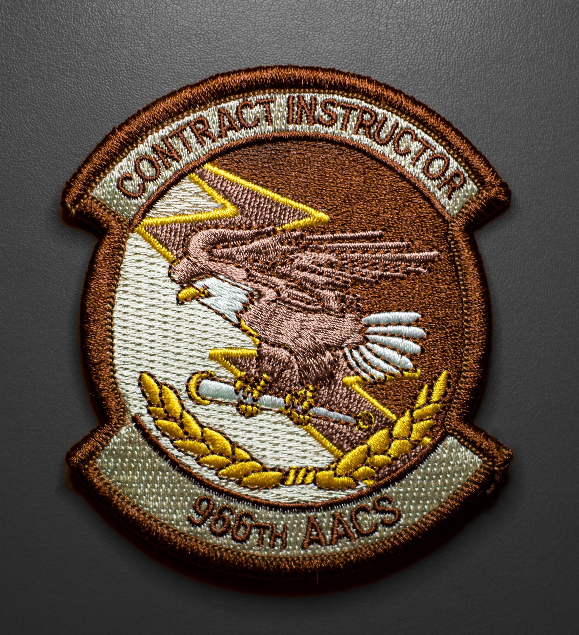 966Th Contract Instructor Patch (Desert)