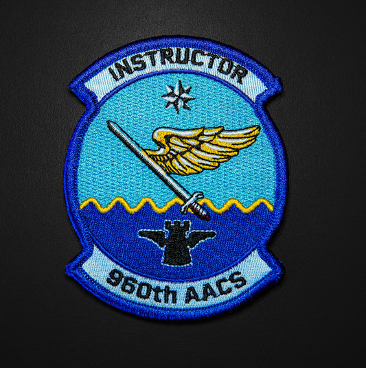 960Th Aacs Instructor Patch