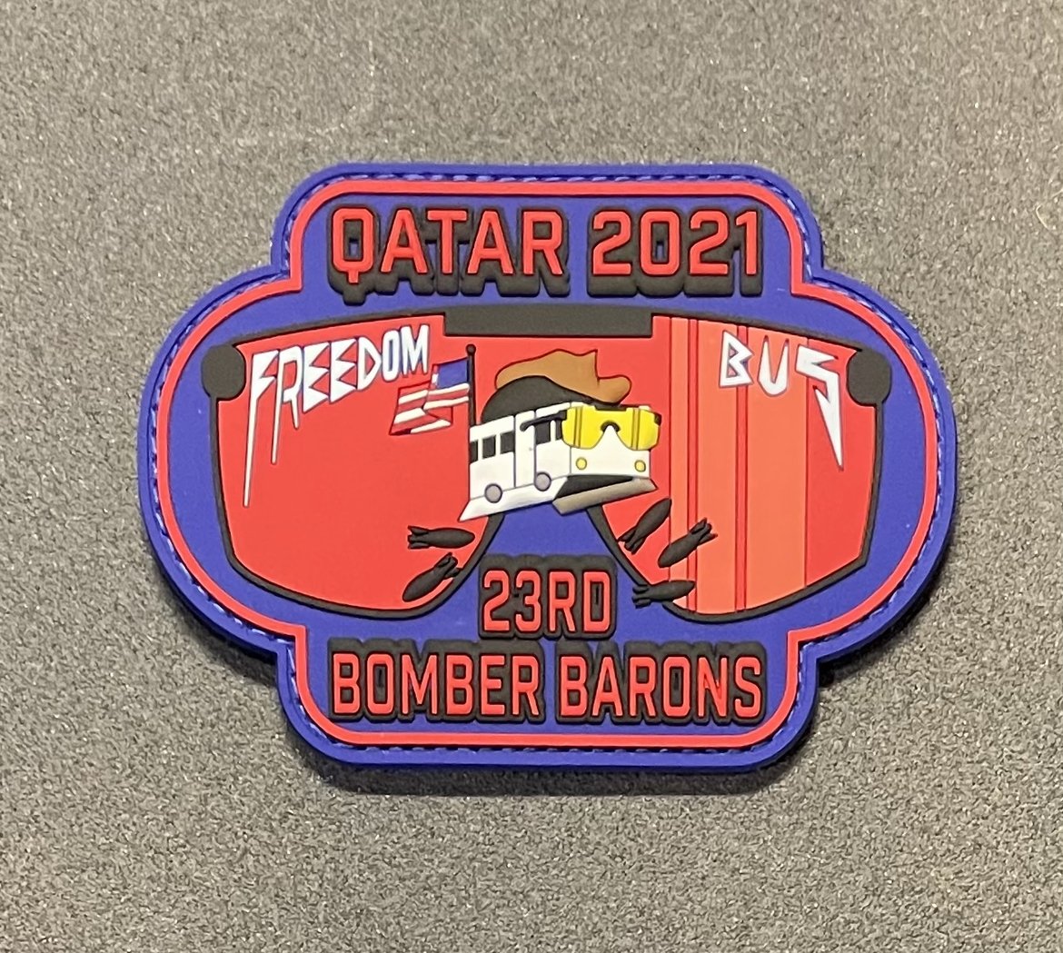 23Rd Bomber Barons Freedom Bus Patch (Pvc)