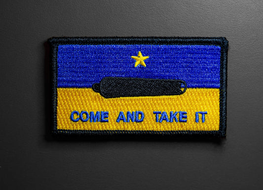 Come And Take It Ukraine Flag (Embroidered) Patch