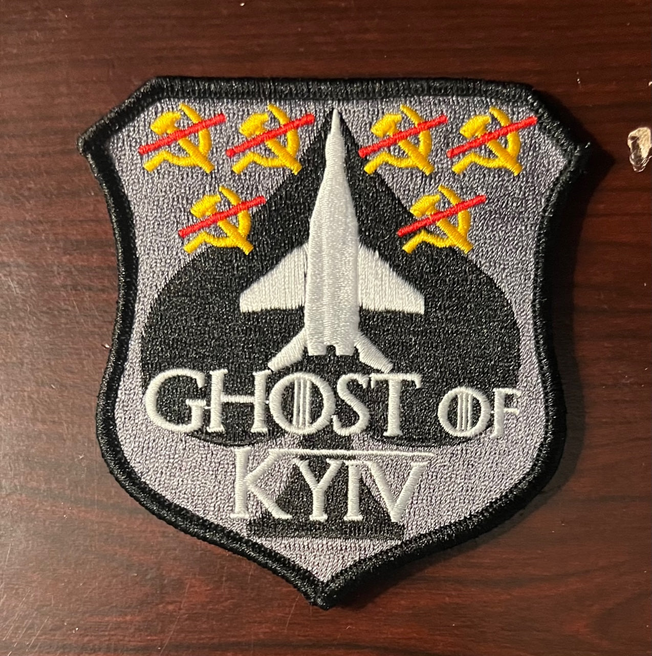 Ghost Of Kyiv 6 Kills (Embroidered) Patch