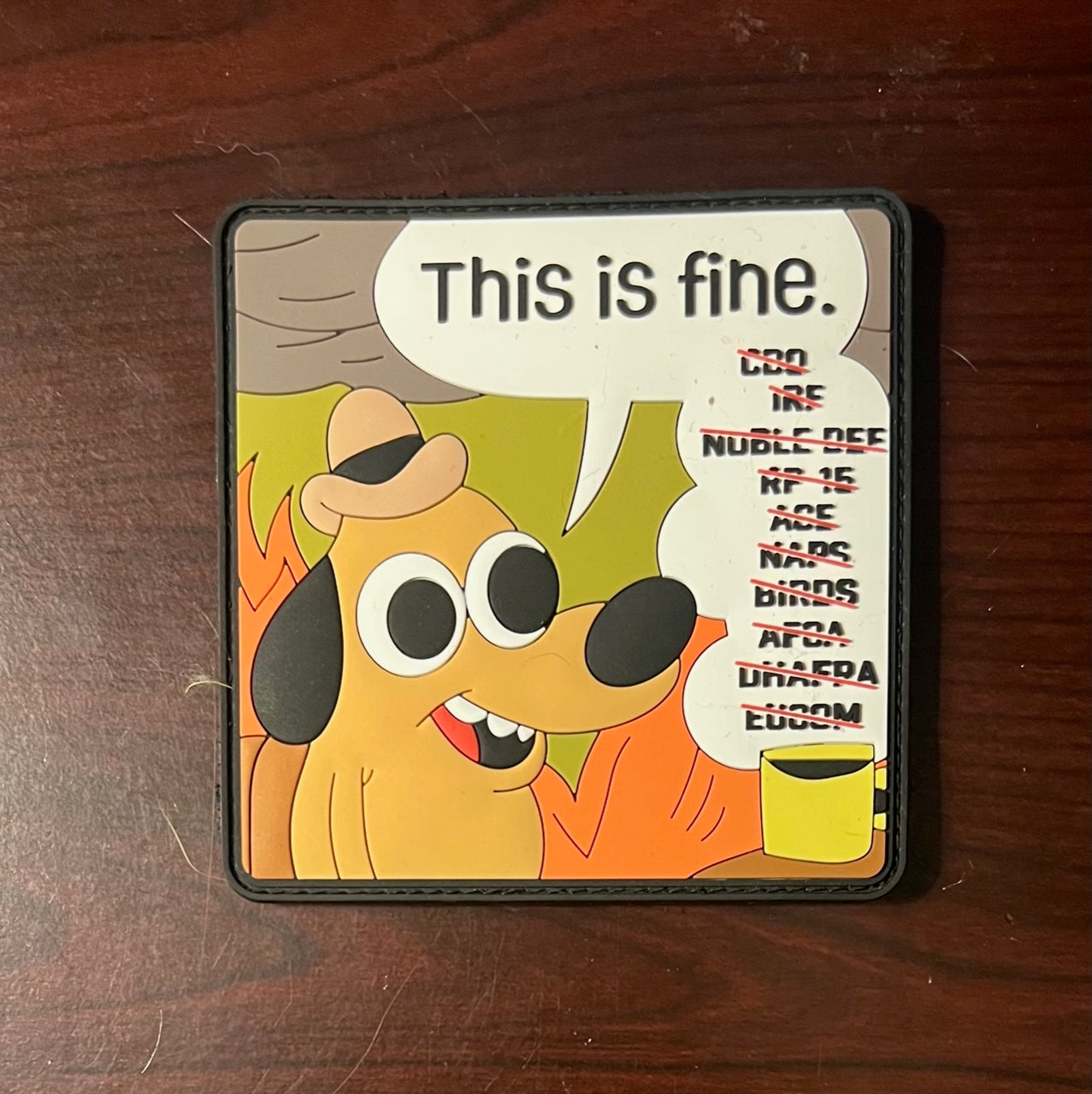 963Rd Aacs This Is Fine Patch