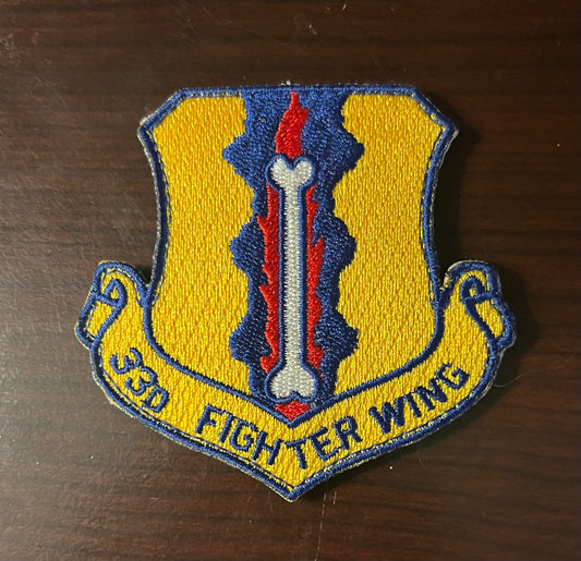 33Rd Fighter Wing (337Th Acs) Patch