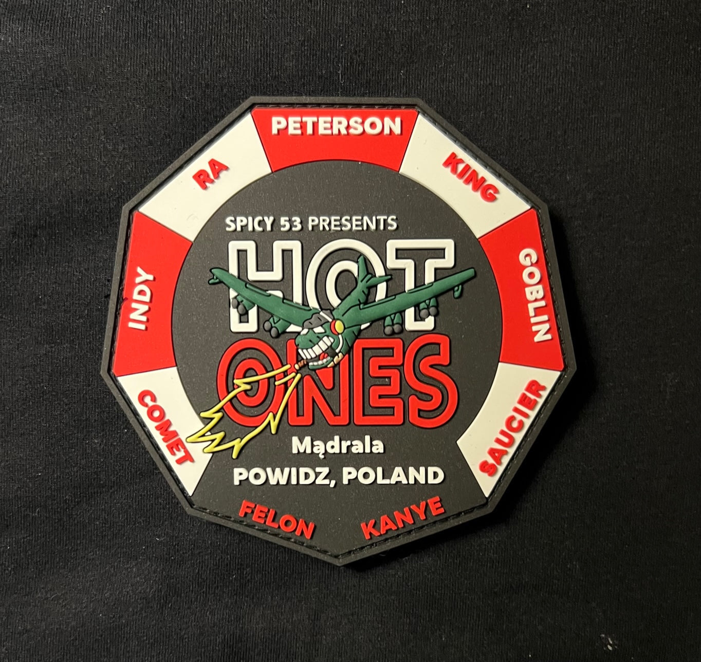 23 Ebs Hot Ones W/ Crew Names Patch